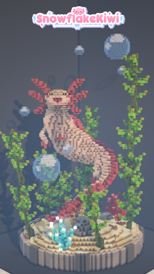 1.8 Axolotl Statue